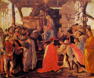 Botticelli dai Medici: Adorazione dei Magi, Uffizi
