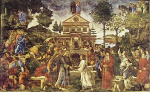 Botticelli e la Cappella Sistina: Prove di Cristo