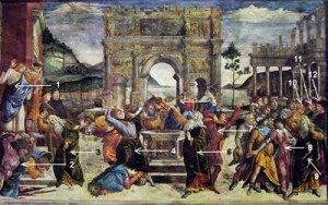 Botticelli e la Cappella Sistina - Punizione dei ribelli