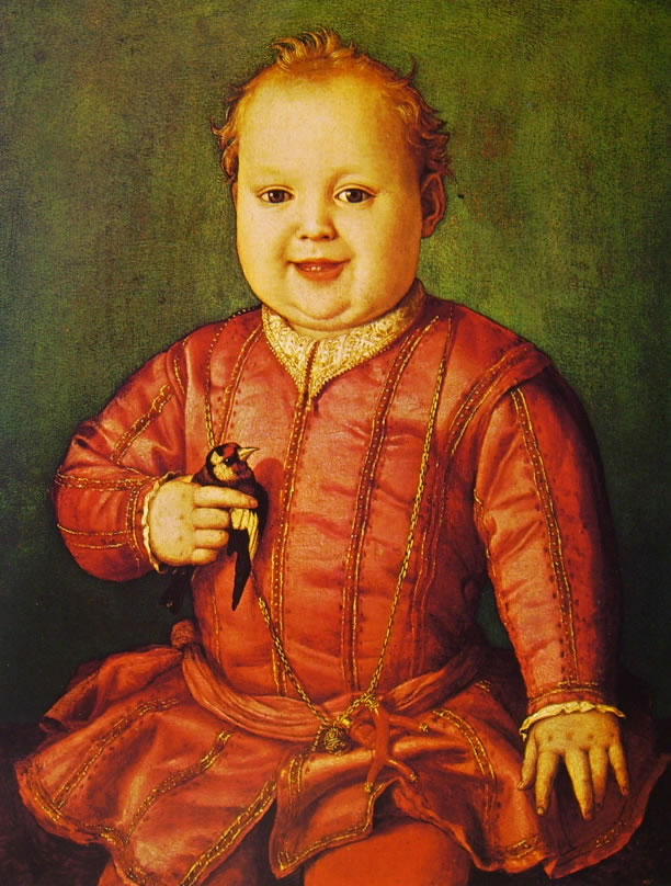 Il Bronzino: Ritratto di Giovanni de' Medici da bambino