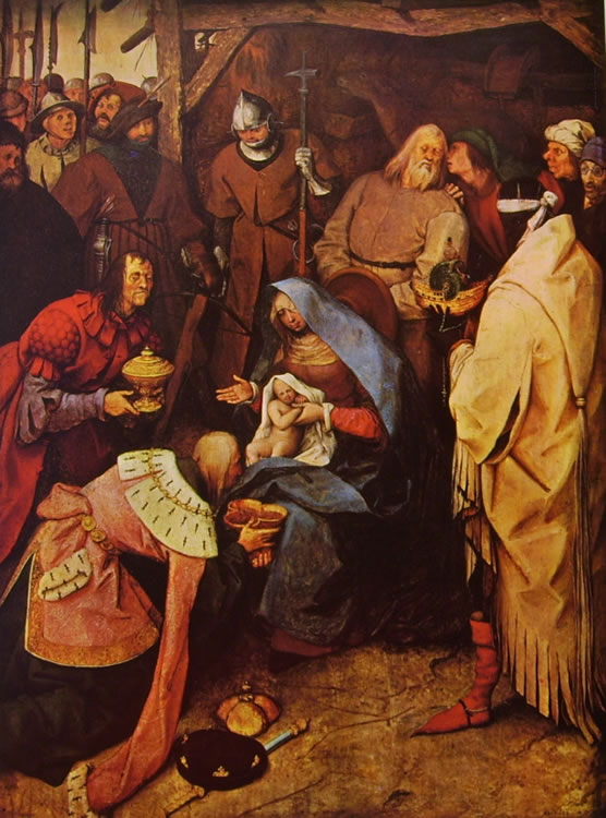 Pieter Bruegel: L'Adorazione dei magi (Londra)