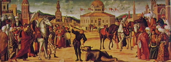 Carpaccio: San Giorgio uccide il drago (Venezia)