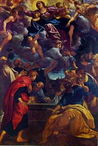 Annibale Carracci: Assunzione della Vergine, cm. 260 x 177 Pinacoteca Nazionale di Bologna.
