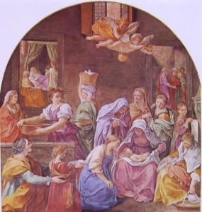 Dipinti nel palazzo del Quirinale: La nascita della Vergine