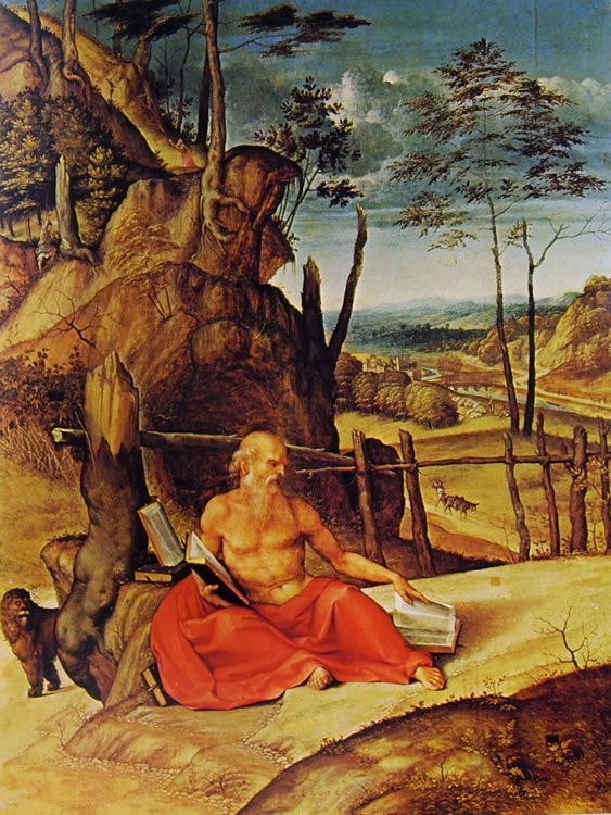 Lorenzo Lotto: San Gerolamo penitente (Castel Sant'Angelo)