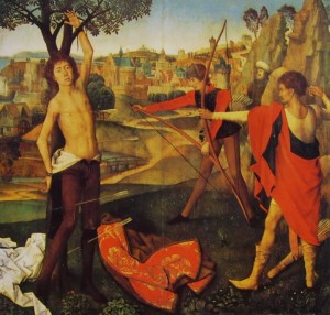 Memling: Il martirio di san sebastiano