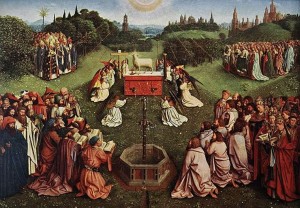 Jan van Eyck: Pannello centrale del Polittico di Gand