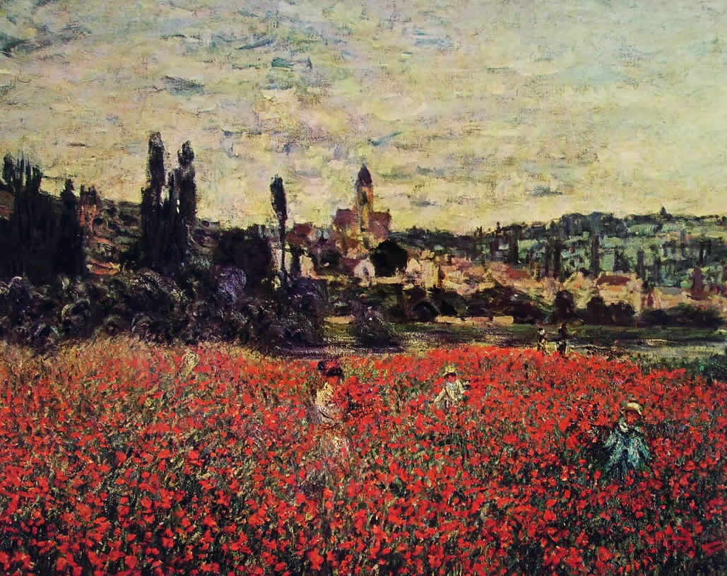 Claude Monet: Campo di papaveri presso Vetheuil