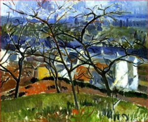 Andre Derain - Paesaggio vicino a Chateaux, 1904.